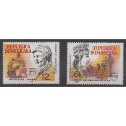 Dominicaine (République) - 1998 - No 1321/1322 - Célébrités