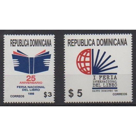 Dominicaine (République) - 1998 - No 1303/1304 - Littérature
