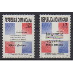 Dominican (Republic) - 1997 - Nb 1272/1273 - Music