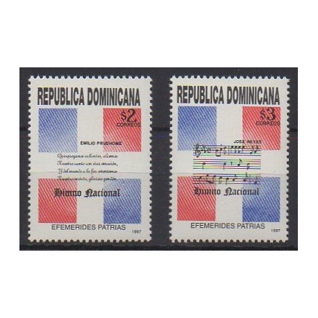 Dominicaine (République) - 1997 - No 1272/1273 - Musique