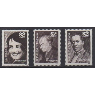 Acheter cette série de timbres de la République Dominicaine  de l'année 1995 (No 1197A/1197C).