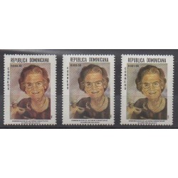 Dominicaine (République) - 1993 - No 1108/1110 - Célébrités