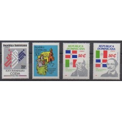 Dominican (Republic) - 1988 - Nb 1039/1041