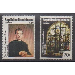 Dominican (Republic) - 1988 - Nb 1035/1036 - Religion