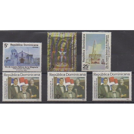 Dominicaine (République) - 1985 - No 953/958