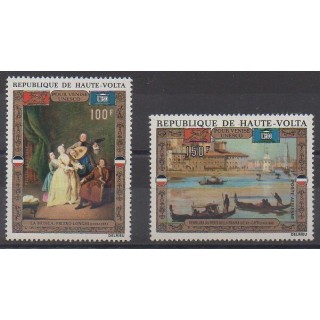 Acheter ces timbres de Haute-Volta de l'année 1972 (No PA100/PA101).