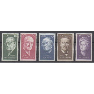 Buy this set of stamps of East Germany (GDR) of the year 1972 (Nb 1421/1425).