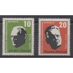 Allemagne orientale (RDA) - 1957 - No 331/332 - Musique