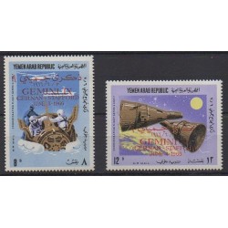 Yemen - Arab Republic - 1966 - Nb PA72/PA73 - Space