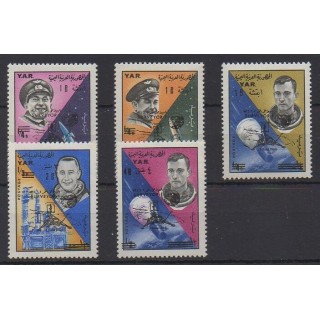 Acheter cette série de timbres de la République arabe du Yémen de l'année 1966 (No 167/171).
