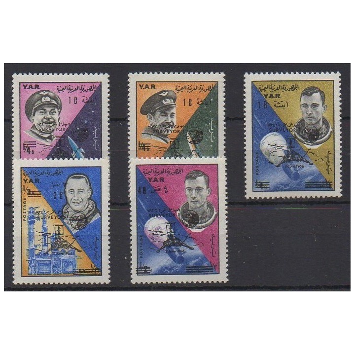 Buy this set of stamps of the Yemen Arab Republic of the year 1966 (Nb 167/171).