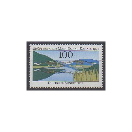 Germany - 1992 - Nb 1461 - Bridges