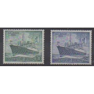Acheter cette série de timbres de l'Allemagne occidentale (RFA - Berlin) de l'année 1955 (No 111/112).