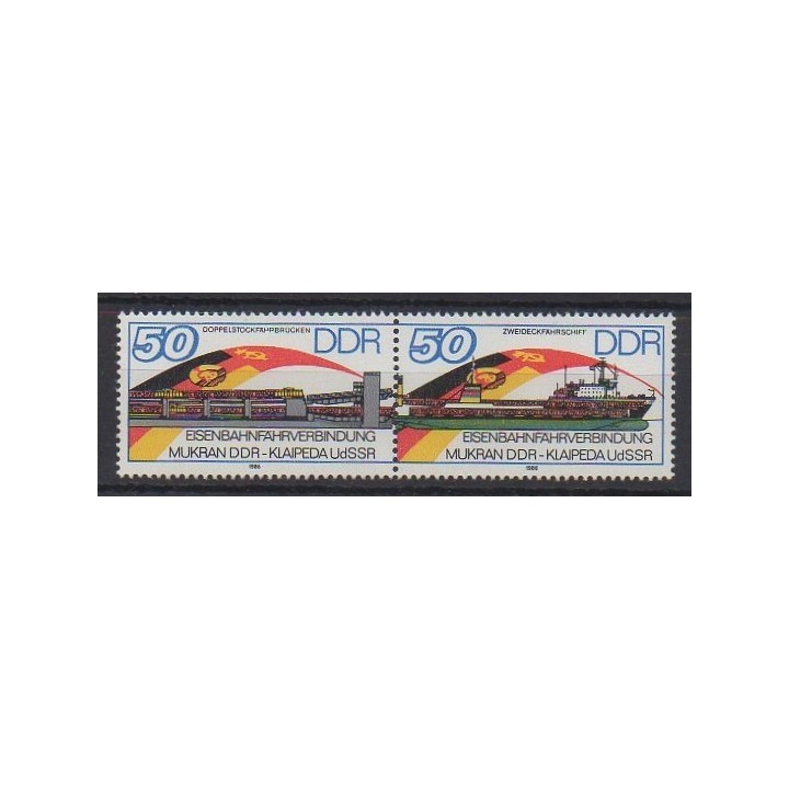 Acheter ce timbre d'Allemagne orientale (RDA) de l'année 1986 (No 2674A).