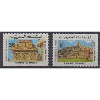 Acheter cette série de timbres du Maroc de l'année 1976 (No 754/755).