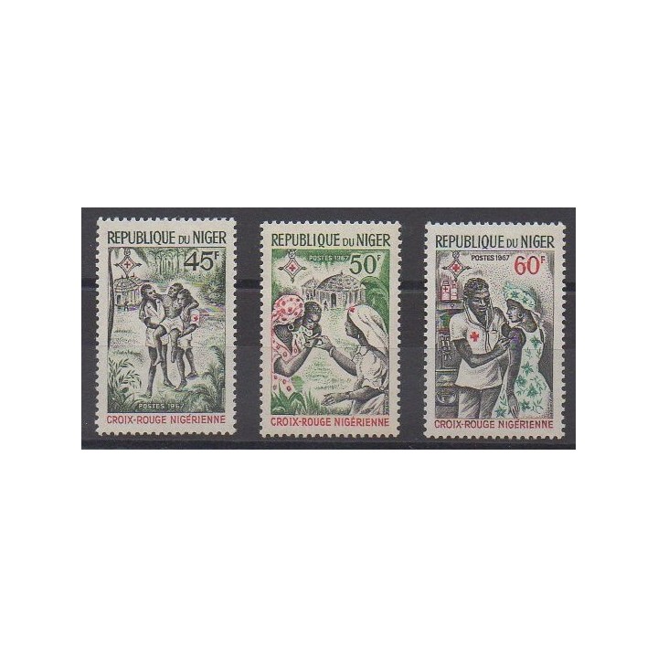 Buy this set of stamps of Niger of the year 1967 (Nb 202/204).