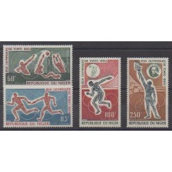 Niger - 1964 - No PA45/PA48 - Jeux Olympiques d'été