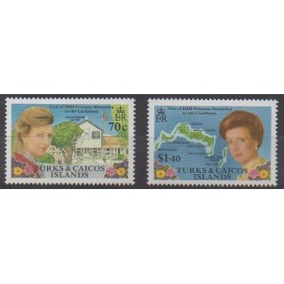 Buy this set of stamps of Turks and Caicos  Islands of the year 1988 (Nb 803/804).