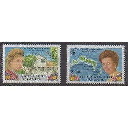 Turks and Caicos ( Islands) - 1988 - Nb 803/804 - Royalty