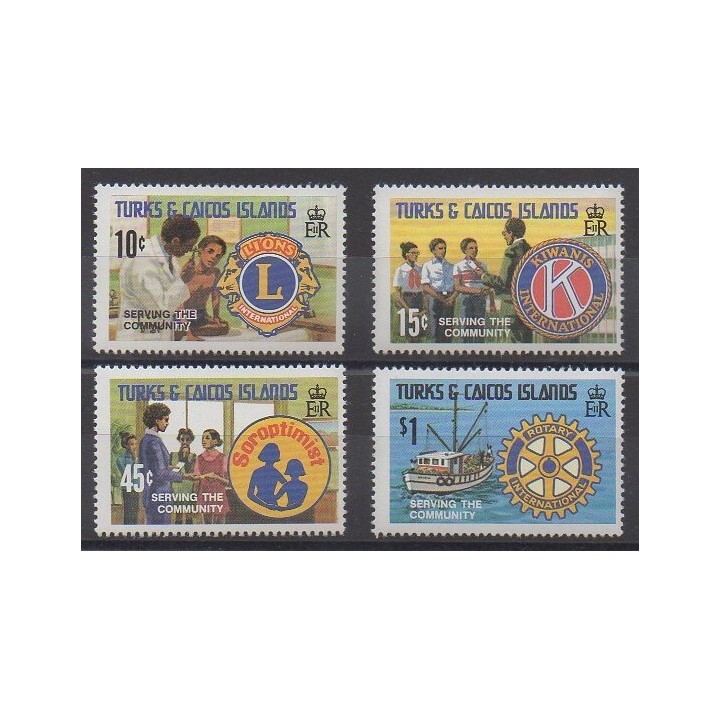 Buy this set of stamps of Turks and Caicos  Islands of the year 1980 (Nb 504/507).