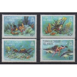 Turks et Caiques (Iles) - 1981 - No 540/543