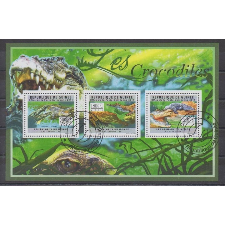 Acheter cette série de timbres de Guinée de l'année 2011 (No 6082/6084). - Oblitéré