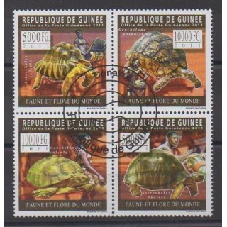 Buy this set of stamps of Guinea of the year 2011 (Nb 5562/5565). - Used
