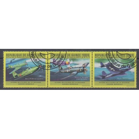 Guinea - 2011 - Nb 6160/6162 - Planes - Second World War - Used