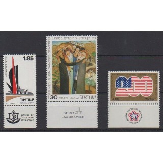 Buy this set of stamps of Israel of the year 1976 (Nb 604/606).