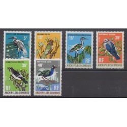 Comores - 1971 - No 63/68 - Oiseaux