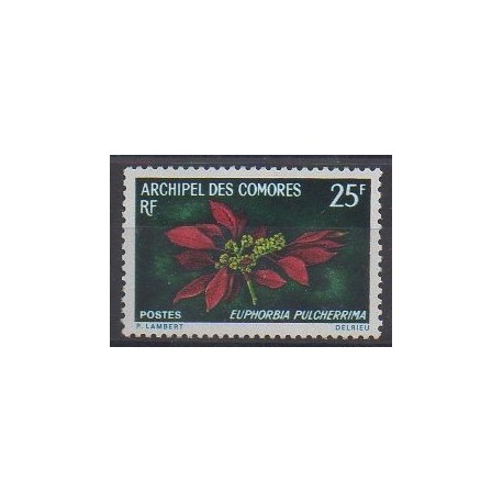 Comores - 1970 - No 56 - Fleurs