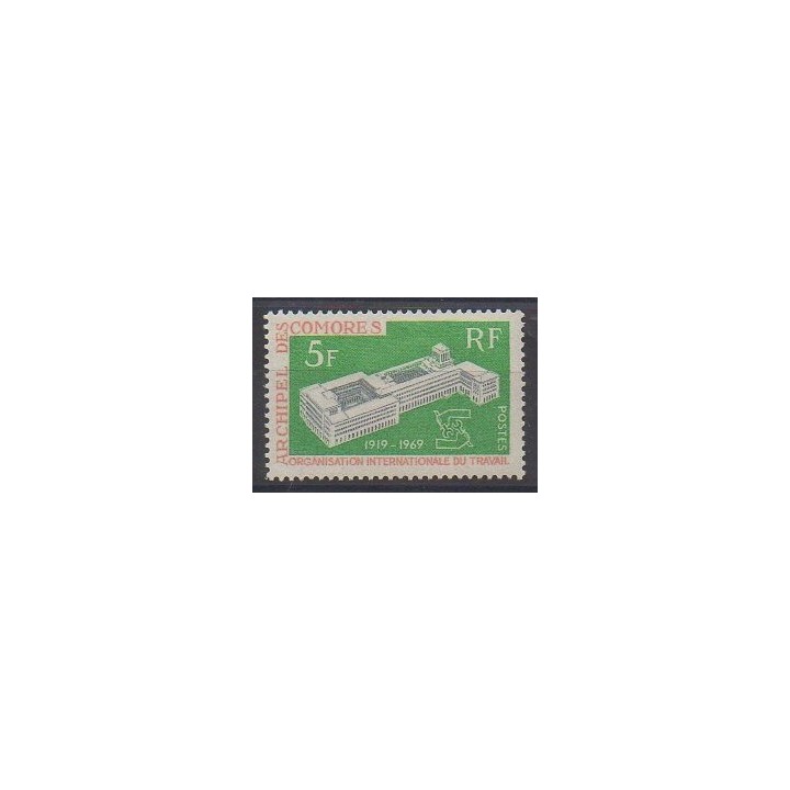 Buy this stamp of Comoros of the year 1969 (Nb 55).