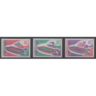 Acheter cette série de timbres des Comores de l'année 1969 (No 50/52).