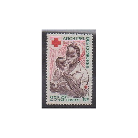 Comores - 1967 - No 45 - Santé ou Croix-Rouge