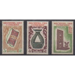 Comores - 1963 - No 29/31 - Artisanat ou métiers