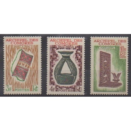 Comores - 1963 - No 29/31 - Artisanat ou métiers