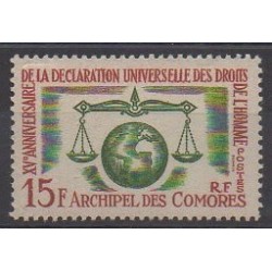 Comoros - Post - 1963 - Nb 28 - Human Rights