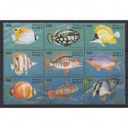 Mali - 1998 - Nb 1248/1256 - Sea life