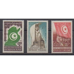 Tunisie - 1958 - No 451/453 - Histoire