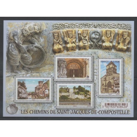 France - Blocks and sheets - 2015 - Nb F4949 - Religion
