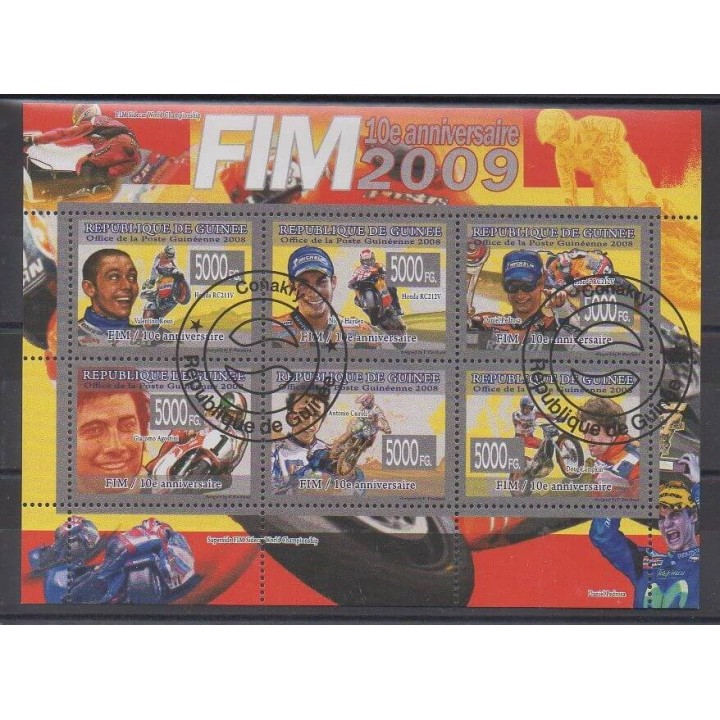 Buy this set of stamps of Guinea of the year 2008 (Nb 3636/3641). - Used