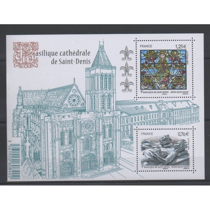 Timbres - France - Blocs et feuillets - 2015 - No F 4930 - Églises