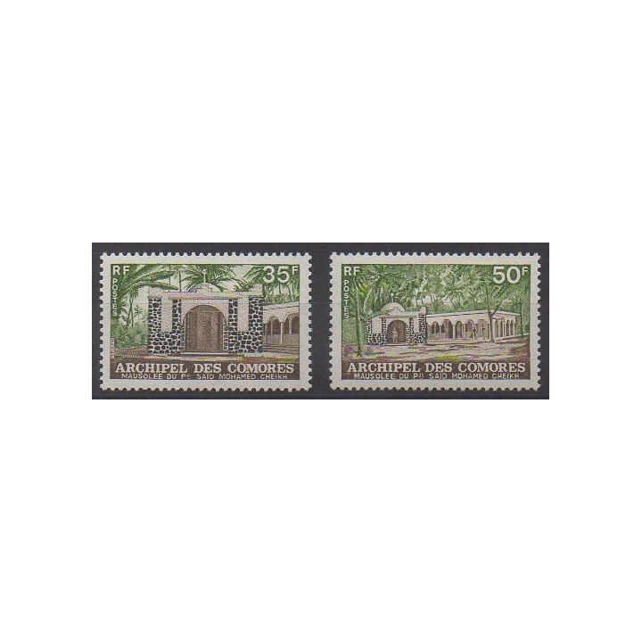 Acheter cette série de timbres des Comores de l'année 1974 (No 89/90).