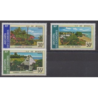 Acheter cette série de timbres des Comores de l'année 1975 (No 101/103).