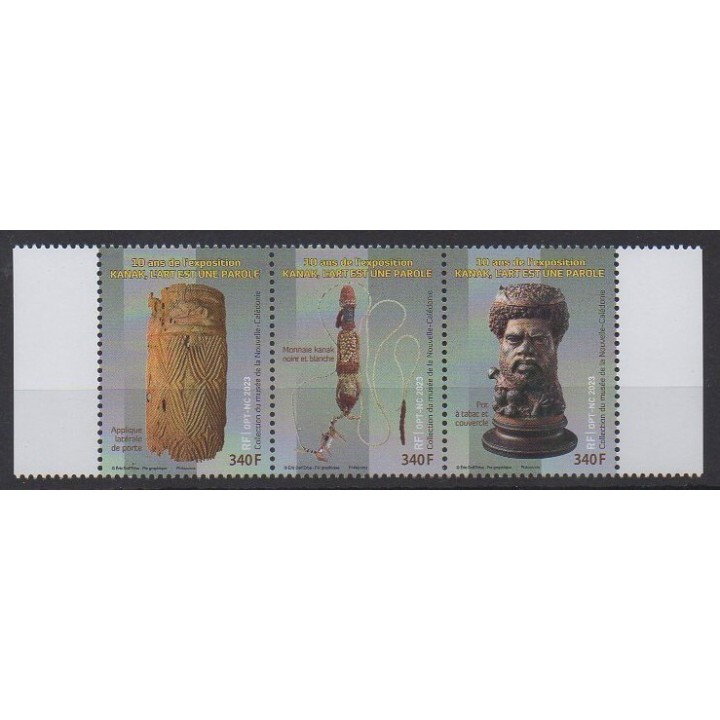 Buy this stamp of New Caledonia of the year 2023 (Kanak - L'art est une parole).