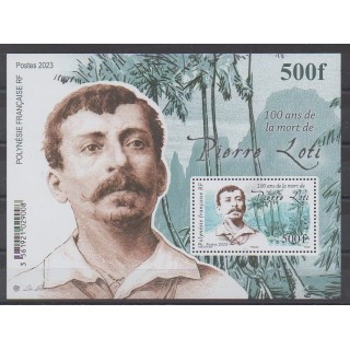 Buy this souvenir sheet  of Polynesia of the year 2023 (Nb BF Pierre Loti).