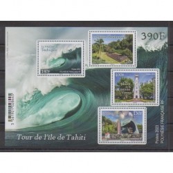 Polynesia - Blocks and sheets - 2023 - Nb BF Tour de l'île de Tahiti - Sights