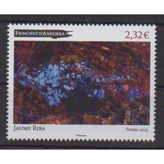 Buy this stamp of French Andorra of the year 2023 (Jaume Riba).