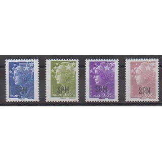 Buy this set of stamps of Saint-Pierre et Miquelon of the year 2009 (Nb 941/944).