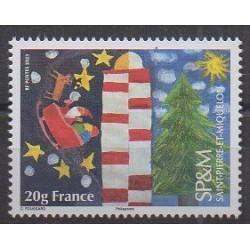 Saint-Pierre et Miquelon - 2023 - No 1324 - Dessins d'enfants - Noël
